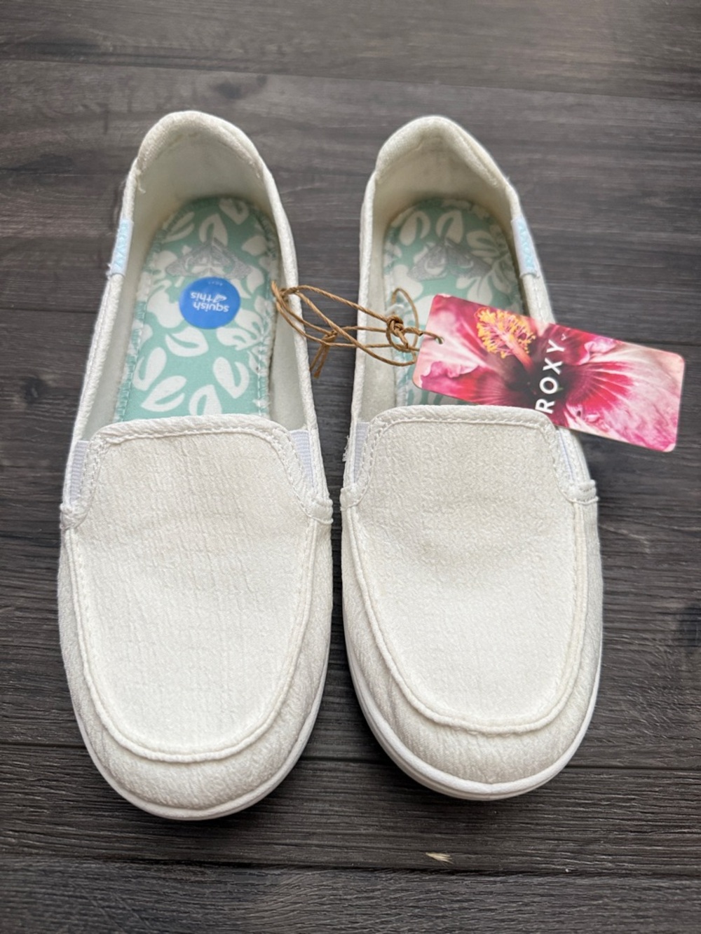Roxy Women's Slip-On Flats - Cream White